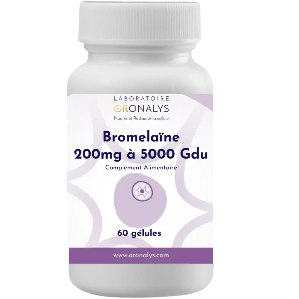 Bromelaine 200 mg à 5000 Gdu