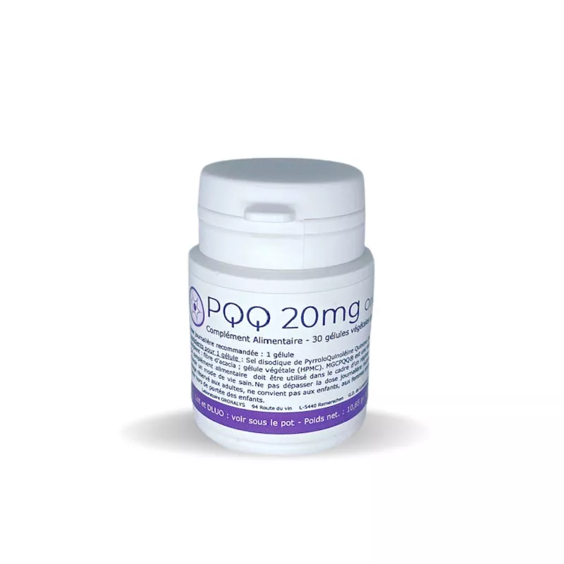 PQQ 20mg - ORIGINELE MGCPQQ